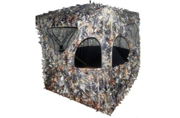 Image of Altan Bush Lodge Hunting Blind, 4-Person, 150D, Camo, 81 x 81 x 76 in, B-BL-103