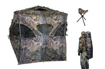 Image of Altan Den Hunting Blind, 2-Person, 150D, Camo, 70 x 70 x 65 in, B-DN-505