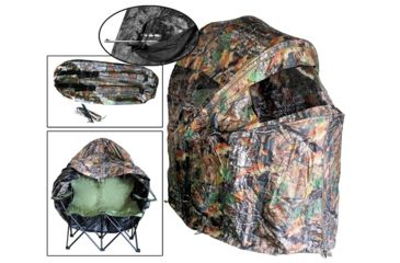 Image of Altan Our Chair Hunting Blind, 2-Person, 500 lbs Capacity, 200D, Camo, 20 x 56 x 21 in, B-CHR-02