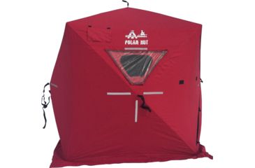 Image of Altan Polar Fishing Hut, 4-Person, 600D, Red/Black, 91 x 91 x 80 in, PH-HUT-04