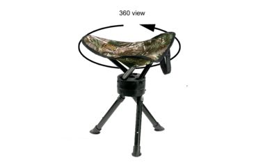 Image of Altan Tripod Rest Stool, 360-degree Swivel, 200 lbs Capacity, 600D, Camo, 15 x 15 in, C-CAM-04