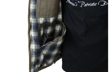 Image of American Rebel Cartwright Vest - Mens, Olive Green, Large, CJ-2001-BK-VT-277-LG