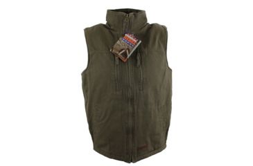 Image of American Rebel Cartwright Vest - Mens, Olive Green, Large, CJ-2001-BK-VT-277-LG
