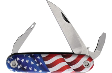 Image of American Service Knife Alchesay Folder Whar Flag, ASK003FLG