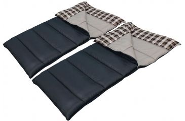 Image of American Trails Ozzie &amp; Harriet Double Sleeping Bag, Black, 80x66 KMK2701B