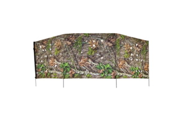Image of Ameristep 4-Spur ZS3 Fabric Turkey Blind w/3D Leafy Die-Cuts, 2 Person Capacity, Shoulder Strap, Mossy Oak Obsession, AMS-AMEBL0181