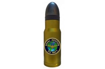 Image of AmmOMug US Navy Fly Navy Brass Standard 16oz Mug AMA-060
