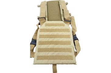 Image of AMP Tactical Nylon Chest Plate Vest, Tan, Medium, 42205