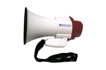 Image of AmpliVox Mini-Meg 10W Megaphone, Red, White, S600R