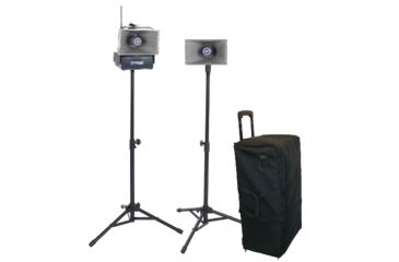 Image of AmpliVox Radio Hailer Command Control Center, Black, SW6220