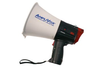 Image of AmpliVox Safety Strobe 10W Megaphone, Red, White, S604