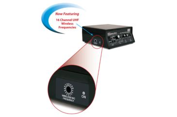 Image of AmpliVox Wireless Multimedia Amplifier, Black, SW805A