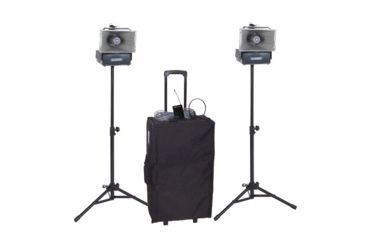 Image of AmpliVox Wireless Powered Speaker Half-Mile Hailer Kit, Black, SW640