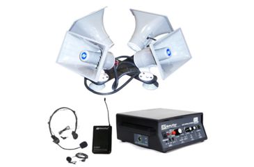 Image of AmpliVox Wireless Quad Sound Cruiser, Black, Grey, SW314