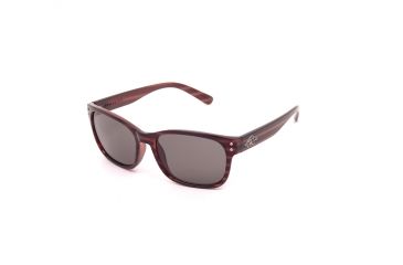 Image of Anarchy Vert Sunglasses, Shiny dark brown striped demi Frame, Green Polarized Lens, Polarized, 10217516.QTM