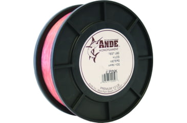 Image of Ande Line Premium Mono Line 1/2lb Spool 30lb 800yd Pink, A12-30P