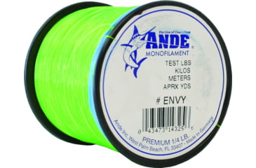 Image of Ande Line Premium Mono Line 1/4lb Spool 60lb 200yd Green Hi-Vis, A14-60GE