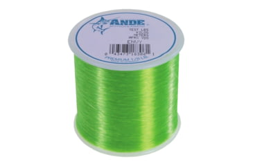 Image of Ande Line Premium Mono Line 1/8lb Spool 10lb 675yd Green, A18-10G