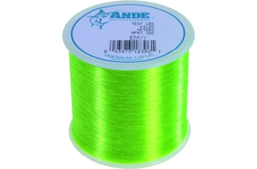 Image of Ande Line Premium Mono Line 1/8lb Spool 12lb 500yd Green Hi-Vis, A18-12GE