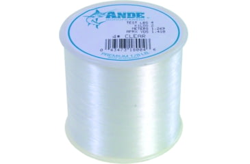 Image of Ande Line Premium Mono Line 1/8lb Spool 4lb 1410yd Clear, A18-4C