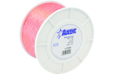 Image of Ande Line Premium Mono Line 1lb Spool 25lb 2000yd Pink, A1-25P