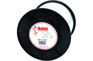 Image of Ande Line Premium Mono Line 2lb Spool 50lb 2000yd Clear, A2-50C