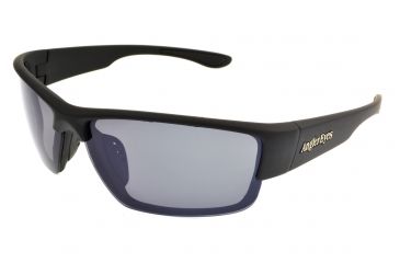 Image of Angler Eyes AE 22 Sunglasses, Shiny Black Frame, Smoke Polarized Lens, 10222132.FGX