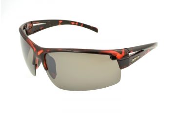 Image of Angler Eyes AE 26 Sunglasses, Shiny Dark Brown Demi Frame, Brown Polarized Lens, 10225827.FGX