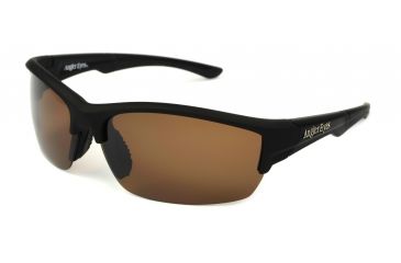 Image of Angler Eyes AE 28 Sunglasses, Black Frame, Brown Polarized Lens, 10232947.FGX