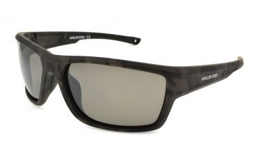 Image of Angler Eyes Bullhead Sunglasses, Black Camo Frame, Smoke Polarized Lens, Polarized, 10222156.FGX