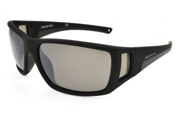 Image of Angler Eyes Flounder Sunglasses, Matte Black Frame, Smoke Polarized Lens, Polarized, 10222154.FGX