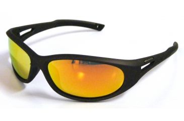 Image of Angler Eyes Hake Sunglasses, Grey Frame, Smoke Polarized with Orange Revo Lens, Polarized, 10232960.FGX