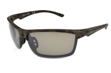 Image of Angler Eyes Mackerel Sunglasses, Matte Black Camo Frame, Smoke Polarized Lens, Polarized, 10222140.FGX