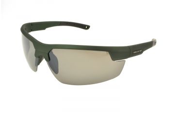 Image of Angler Eyes Tigertrout Sunglasses, Rubberized Dark Forest Green Frame, Smoke Polarized Lens, Polarized, 10225839.FGX