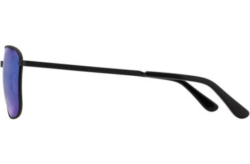 Image of AO Airman Sunglasses - Mens, Matte Black, SunFlash Blue Mirror AOLite Nylon Lenses, Matte Black / SunFlash Blue Mirror Lens, 56-15-145, AIR156STBKBMN