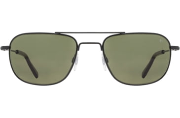 Image of AO Checkmate Sunglasses - Men's, Matte Black Frame, Calobar Green AOLite Nylon Lenses, 56-21-145, CHE256STTOGNN