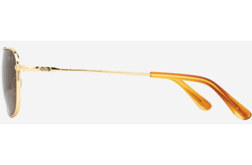 Image of AO Checkmate Sunglasses - Mens, Gold Frame, Cosmetan Brown AOLite Nylon Lenses, 56-21-145, CHE156STHABNN