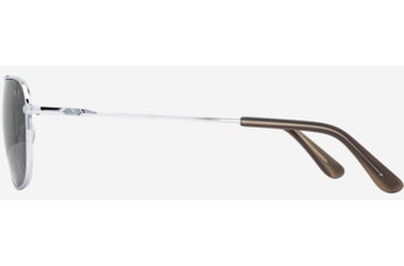Image of AO Checkmate Sunglasses - Mens, Silver Frame, True Color Gray AOLite Nylon Lenses, 56-21-145, CHE356STSMGYN