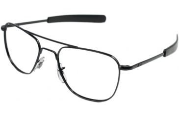 Image of AO Flight Gear Pilot Series Sunglasses Frame, No Lens, Black, Bayonet, 57mm Lens B-BNT-57