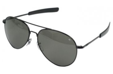 Image of AO General Sunglasses, Black, Gray Poly Lens, Bayonet, 52mm, Polarized B-PCCP-BNT-52