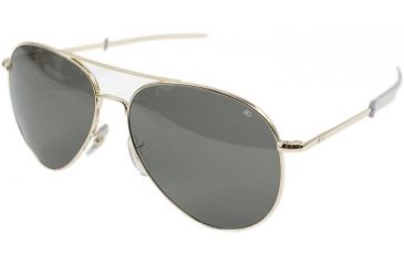 Image of AO General Sunglasses, Gold, Gray Poly Lens, Bayonet, 52mm, Polarized G-PCCP-BNT-52