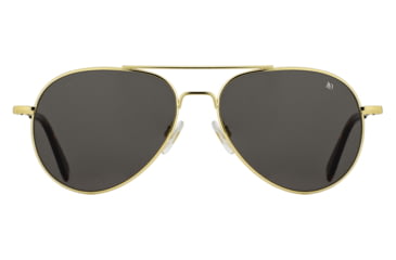 Image of AO General Sunglasses, Gold, True Color Gray AOLite Nylon Lenses, Polarized, 55-14-140 B47, GEN155STTOGYN-P