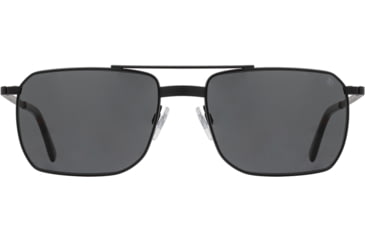 Image of AO Geoffrey Sunglasses - Mens, Matte Black, True Color Gray AOLite Nylon Lenses, Matte Black / True Color Gray Lens, 58-18-145, GFY258STTOGYN