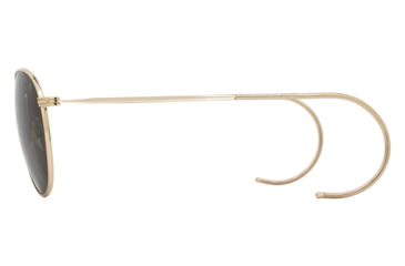 Image of AO Hazemaster Sunglasses, Gold, Calobar Green AOLite Nylon Lenses, Gold / Calobar Green Lens, 59-13-175, HZE159CT--GNN