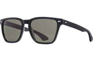 Image of AO Hudson Sunglasses, Black Frame, Calobar Green AOLite Nylon Lens - 57-19-145, HUD257ST-GNN