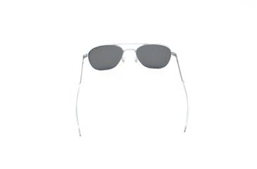 Image of AO Original Pilot Sunglasses, Bayonet, Matte Chrome Frame, CC Gray Poly Lens, Polarized, 55mm, 30196