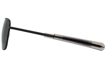 Image of AO Original Pilot Sunglasses, Black Frame, 57 mm True Color Gray SkyMaster Glass Lenses, Bayonet Temple,738921562160