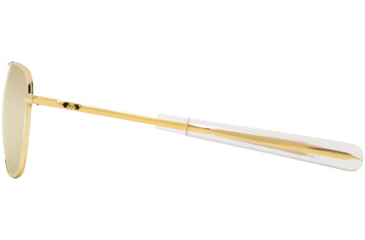 Image of AO Original Pilot Sunglasses, Gold Frame, 52 mm SunFlash Gold Mirror AOLite Nylon Lenses, Bayonet Temple,738921564522