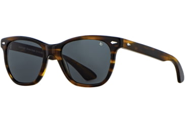 Image of AO Saratoga Sunglasses, Brown Demi, True Color Gray AOLite Nylon Lenses, 54-19-145 B42, SAR654ST--GYN