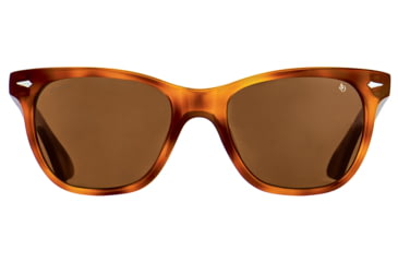 Image of AO Saratoga Sunglasses, Havana, Cosmetan Brown AOLite Nylon Lenses, Polarized, 52-19-145 B42, SAR452ST--BNN-P